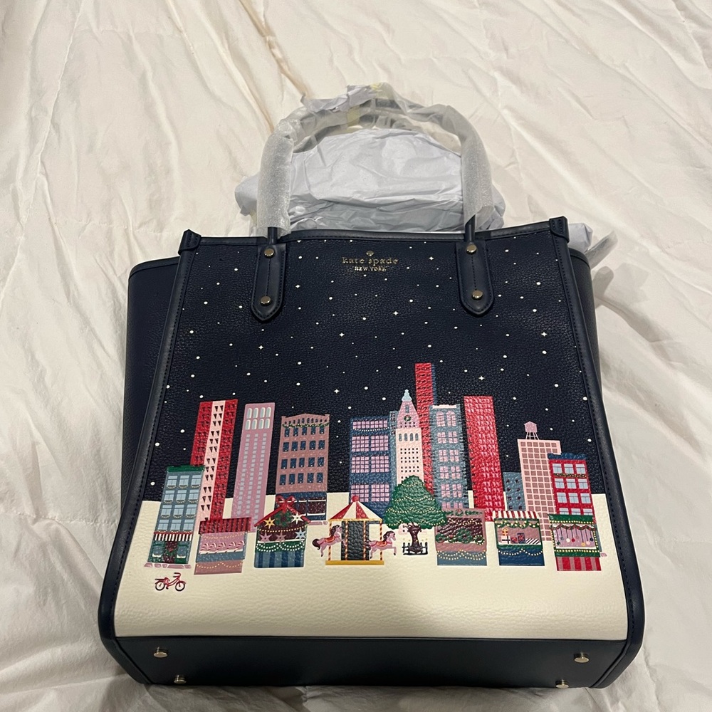 Kate Spade Winter Wonders Tote NWT
